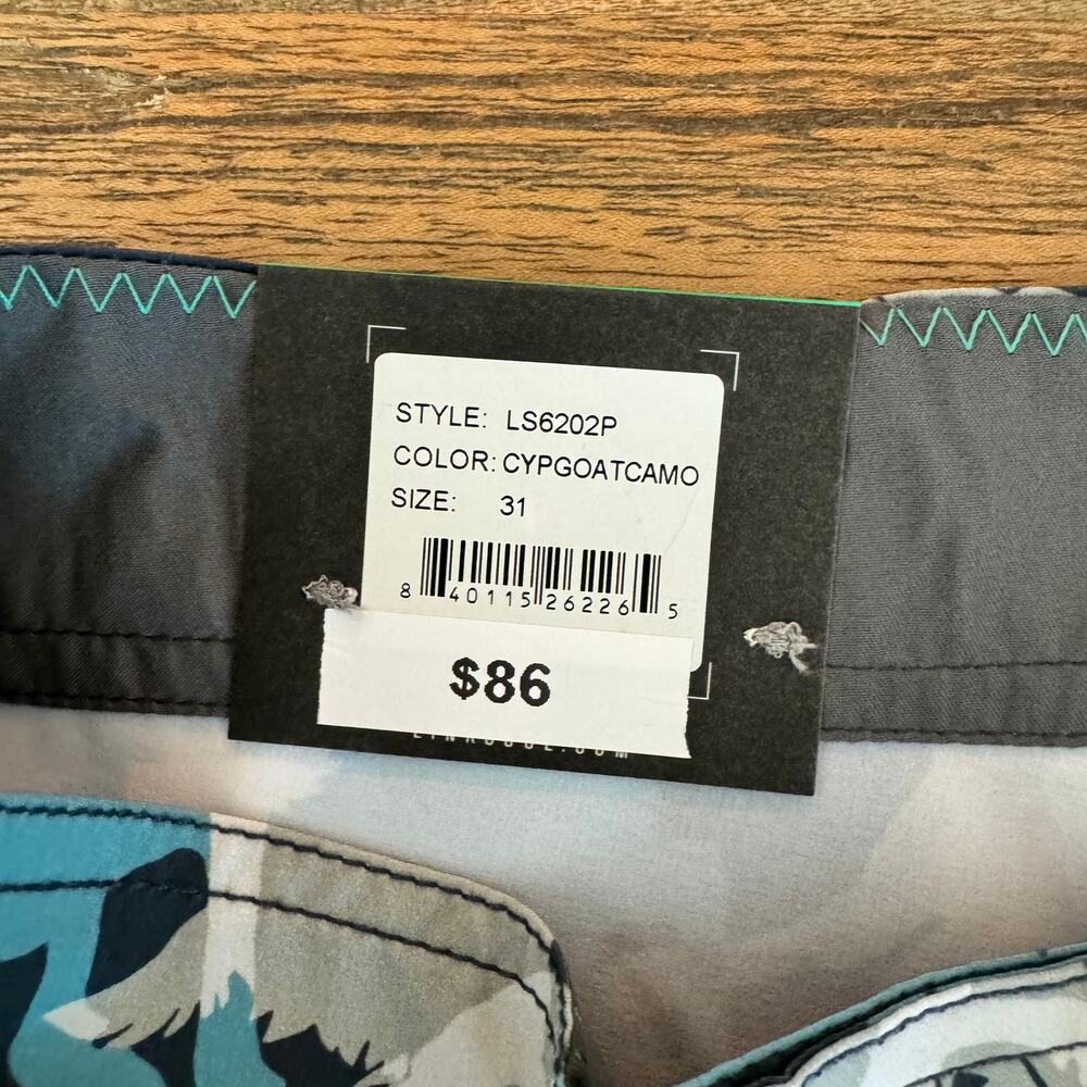 Linksoul Printed Stormer Boardshort - Size 31 - Picture 4 of 8